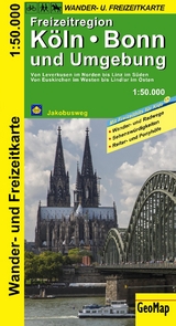 Köln, Bonn und Umgebung - Wander- und Freizeitkarte - 