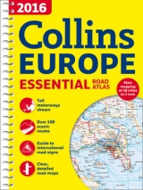 2016 Collins Essential Road Atlas Europe - Collins Maps