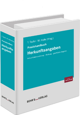 Herkunftsangaben - Madeleine Altenhein, Dr. Andreas Kiontke, Caspar von der Crone, Dr. Matthias Keller, Dr. Axel Preuß, Dr. Kirstin Schneehagen, Dr. Johannes Hielscher, Dr. Daniel Kadow, Hildegard Schöllmann