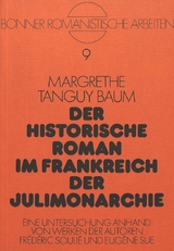 Der historische Roman im Frankreich der Julimonarchie