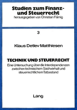 Technik und Steuerrecht