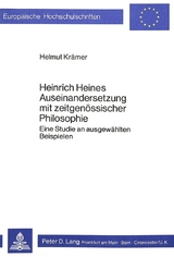 Heinrich Heines Auseinandersetzung mit zeitgenössischer Philosophie - Helmut Kraemer