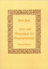 Lehr- und Wörterbuch der Umgangssprache - Achim Elfers