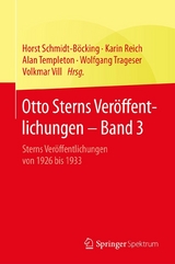 Otto Sterns Veröffentlichungen – Band 3 - 