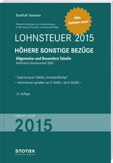 Tabelle, Lohnsteuer 2015 Höhere Sonstige Bezüge - Sonderausgabe Dezember - 