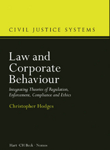 Law and Corporate Behaviour - Hodges, Christopher