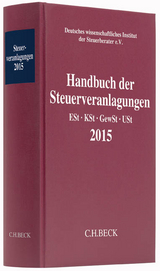 Handbuch der Steuerveranlagungen 2015 - Deutsches wissenschaftliches Institut der Steuerberater e.V.