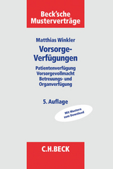 Vorsorgeverfügungen - Matthias Winkler