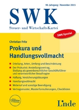 SWK-Spezial Prokura und Handlungsvollmacht - Christian Fritz