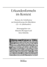 Urkundenformeln im Kontext - 