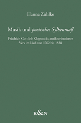 Musik und ,poetisches Sylbenmaß’ - Hanna Zühlke