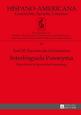 Interlinguale Paronyma - José M. Navarro de Adriaensens