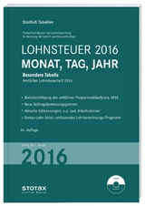 Tabelle, Lohnsteuer 2016 Monat, Tag, Jahr - 