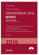 Tabelle, Gesamtabzug 2016 Monat - 