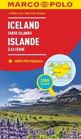 MARCO POLO Länderkarte Island, Färöer 1:650 000 - 