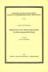 Bedeutung und Wesen der Musik - Kathi Meyer-Baer