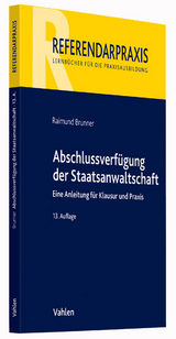 Abschlussverfügung der Staatsanwaltschaft - Raimund Brunner