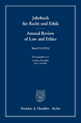 Jahrbuch für Recht und Ethik - Annual Review of Law and Ethics. - 