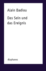 Das Sein und das Ereignis - Alain Badiou