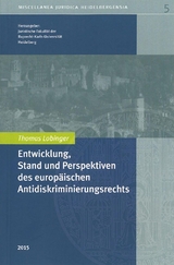 UNI 5 - Entwicklung, Stand und Perspektiven des europ. Antidiskriminierungsrechts - 