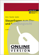 Steuerfragen zum Ehe- und Scheidungsrecht - Arens, Wolfgang; Daumke, Michael; Pelke, Christian; Schröder, Ulrich; Spieker, Ulrich