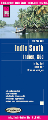 Reise Know-How Landkarte Indien, Süd / India, South (1:1.200.000) - Peter Rump, Reise Know-How Verlag