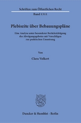 Plebiszite über Bebauungspläne. - Clara Volkert