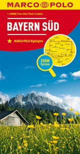 MARCO POLO Karte Deutschland Blatt 13 Bayern Süd 1:200 000 - 