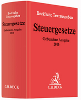 Steuergesetze. Gebundene Ausgabe 2016 - 