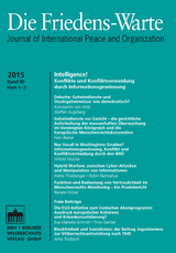 Die Friedens-Warte Heft 1-2/2015, Jg. 90 - 