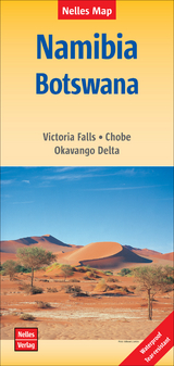 Nelles Map Landkarte Namibia - Botswana