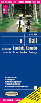 Reise Know-How Landkarte Bali, Lombok, Komodo (1:150.000) - Indonesien 5 - Peter Rump, Reise Know-How Verlag