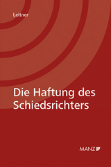 Die Haftung des Schiedsrichters - Max Leitner