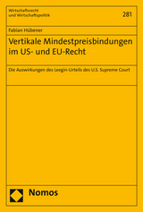 Vertikale Mindestpreisbindungen im US- und EU-Recht - Fabian Hübener