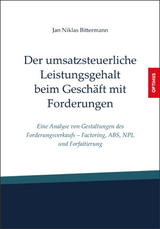 Der umsatzsteuerliche Leistungsgehalt beim Geschäft mit Forderungen - Jan Niklas Bittermann