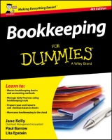 Bookkeeping For Dummies - Kelly, Jane E.; Barrow, Paul; Epstein, Lita