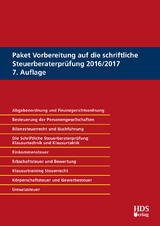 Paket Vorbereitung auf die schriftliche Steuerberaterprüfung 2016/2017 - Maus, Günter; Radeisen, Rolf-Rüdiger; Endlich, Günter; Fränznick, Thomas; Jahn, Thorsten; Knies, Jörg-Thomas; Mutschler, Ingo; Scheel, Thomas; Ratjen, Carola; Sager, Silke; Schimpf, Nadine; Alber, Matthias; Blankenhorn, Harald; Goldhorn, Matthias; Fränznick, Siegfried; Hoffmann, Ingo; Dürr, Christiane; Schmidt, Stephan; Lang, Fritz; Jacobi, Rene; Koke, Katja