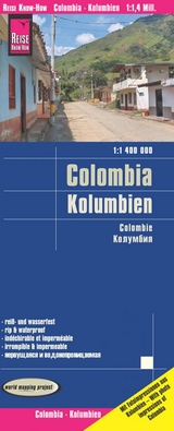 Reise Know-How Landkarte Kolumbien / Colombia (1:1.400.000) - Peter Rump, Reise Know-How Verlag