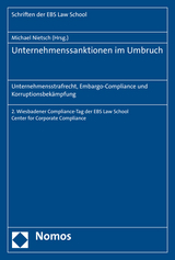 Unternehmenssanktionen im Umbruch - 