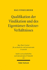 Qualifikation der Vindikation und des Eigentümer-Besitzer-Verhältnisses - Max Finkelmeier