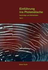 Einführung ins Ptolemäische Eine Grammatik mit Zeichenliste und Übungsstücken - Dieter Kurth