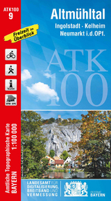 ATK100-9 Altmühltal (Amtliche Topographische Karte 1:100000) - 