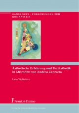 Ästhetische Erfahrung und Textästhetik in "Microfilm" von Andrea Zanzotto - Luca Viglialoro