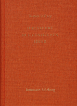 Antoine Louis Claude Destutt de Tracy: Grundzüge einer Ideenlehre / Band I: Ideenlehre im eigentlichen Sinne - Antoine Louis Claude Destutt de Tracy