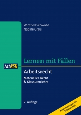 Arbeitsrecht - Winfried Schwabe, Nadine Grau