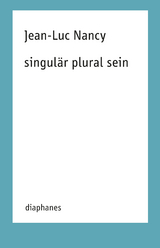 singulär plural sein - Jean-Luc Nancy