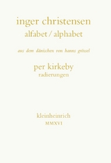 alfabet / alphabet - Inger Christensen