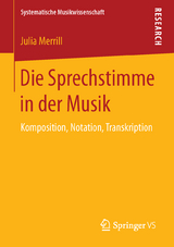 Die Sprechstimme in der Musik - Julia Merrill