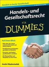 Handels- und Gesellschaftsrecht für Dummies - Andre Niedostadek