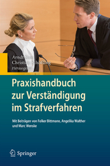 Praxishandbuch zur Verständigung im Strafverfahren - 